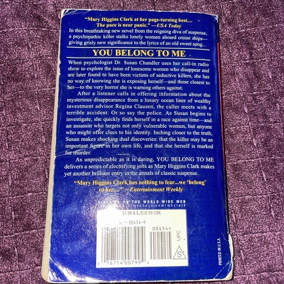 Mary Higgens Clark 2 pack back novels remember me and you belong to me books - Picture 8 of 9